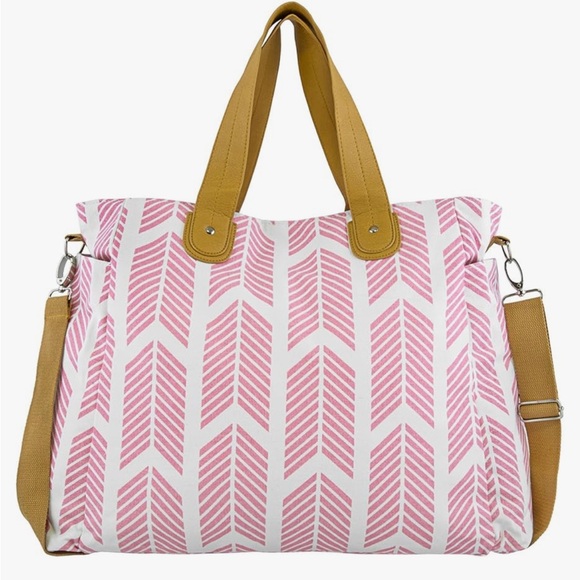 WHITE ELM arrows tote bag - Picture 4 of 7